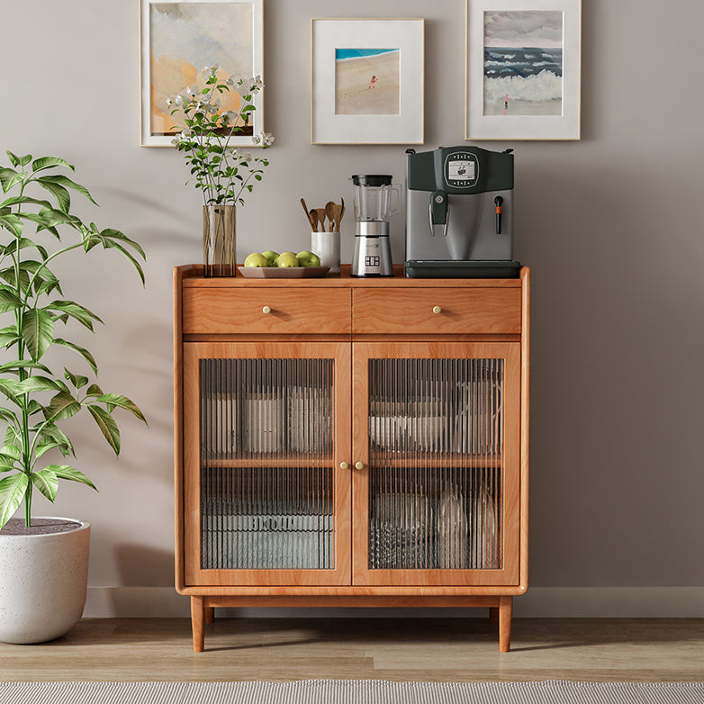 Modern Style Kitchen Sideboard Rectangle Wooden Storage Cabinet Sideboard