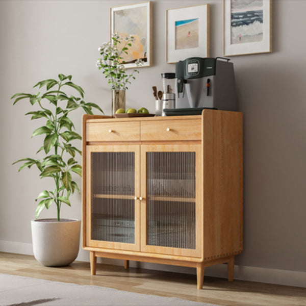 Modern Style Kitchen Sideboard Rectangle Wooden Storage Cabinet Sideboard