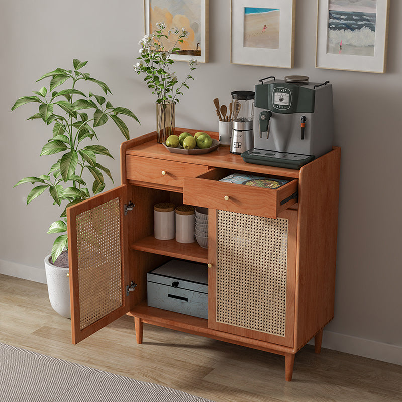 Modern Style Kitchen Sideboard Rectangle Wooden Storage Cabinet Sideboard