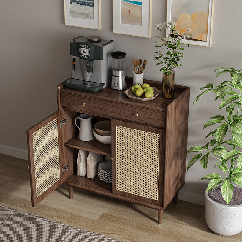 Modern Style Kitchen Sideboard Rectangle Wooden Storage Cabinet Sideboard