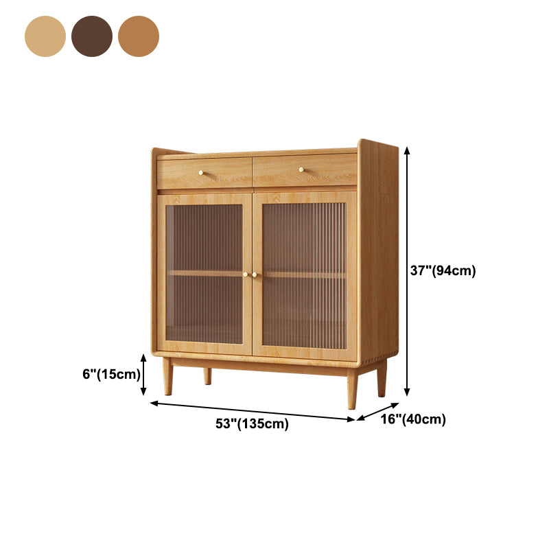 Modern Style Kitchen Sideboard Rectangle Wooden Storage Cabinet Sideboard