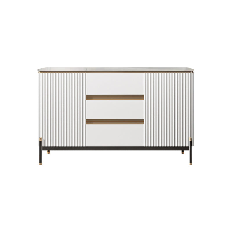 Glam Style 2-Door Sideboard Dining Sideboard with Drawers for Living Room