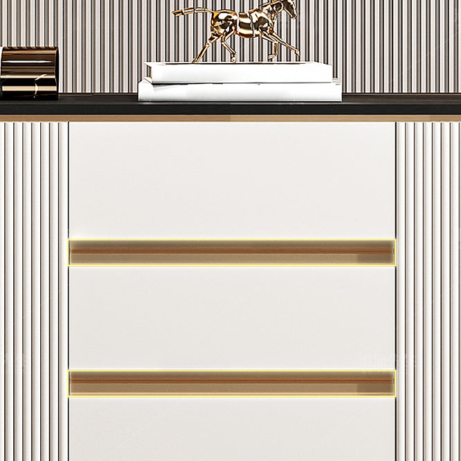 Glam Style 2-Door Sideboard Dining Sideboard with Drawers for Living Room