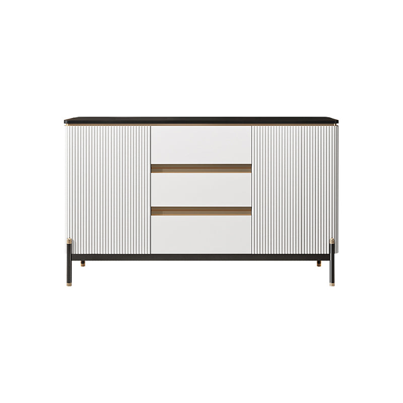 Glam Style 2-Door Sideboard Dining Sideboard with Drawers for Living Room