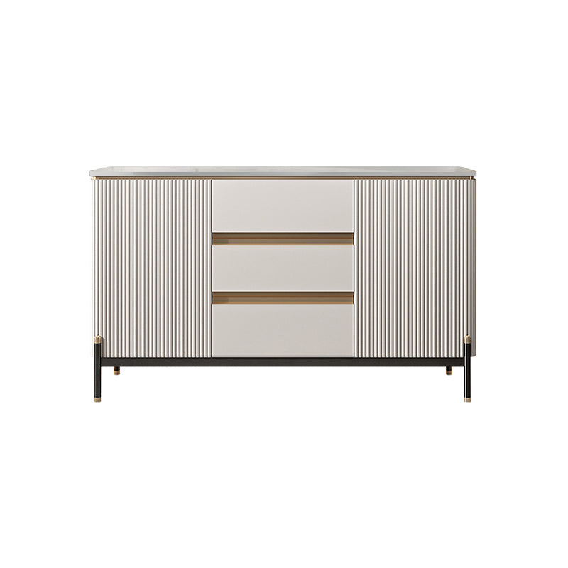 Glam Style 2-Door Sideboard Dining Sideboard with Drawers for Living Room