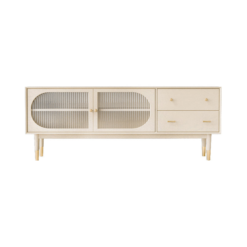 Wooden Rectangle Storage Sideboard Luxury Cabinet with Drawers and Doors