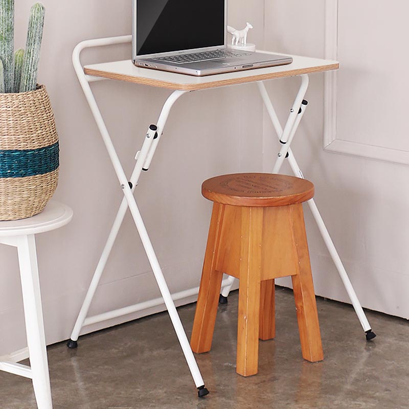 Foldable Office Desk Contemporary Style Writing Desk for Home and Office