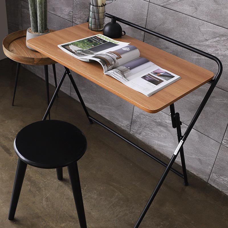 Foldable Office Desk Contemporary Style Writing Desk for Home and Office