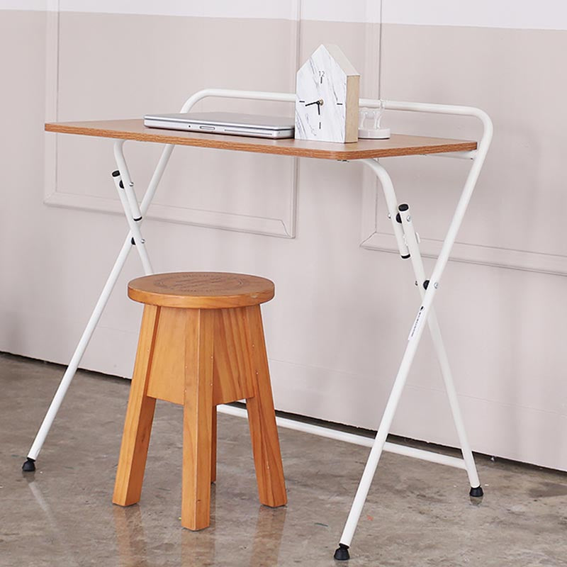 Foldable Office Desk Contemporary Style Writing Desk for Home and Office