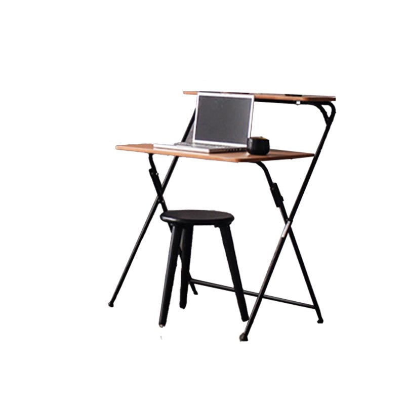 Foldable Office Desk Contemporary Style Writing Desk for Home and Office