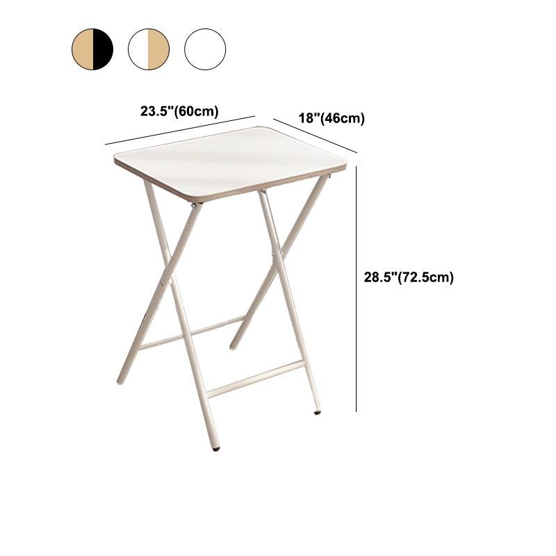 Foldable Office Desk Contemporary Style Writing Desk for Home and Office