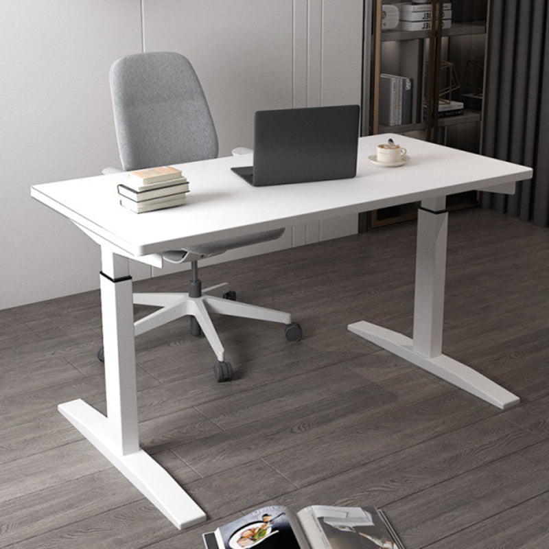 Contemporary Style Engineered Wood Office Desk Rectangle Standing Desk