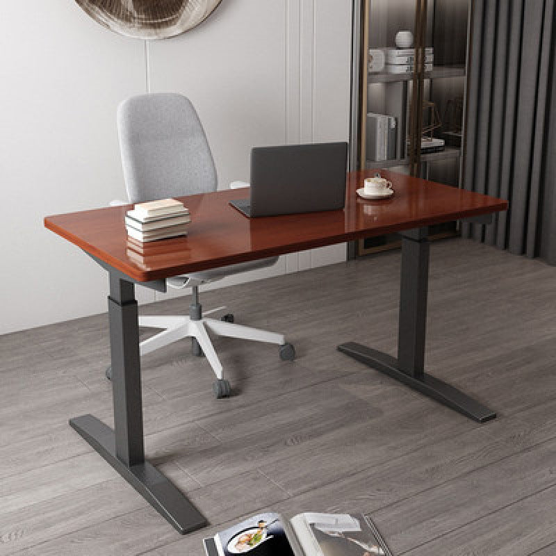 Contemporary Style Engineered Wood Office Desk Rectangle Standing Desk