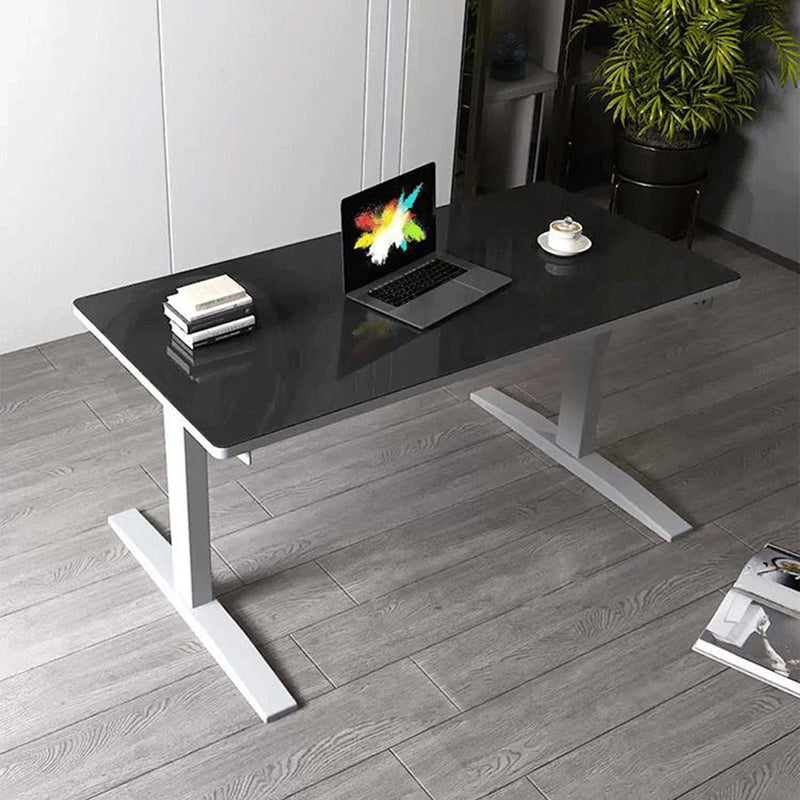 Contemporary Style Engineered Wood Office Desk Rectangle Standing Desk