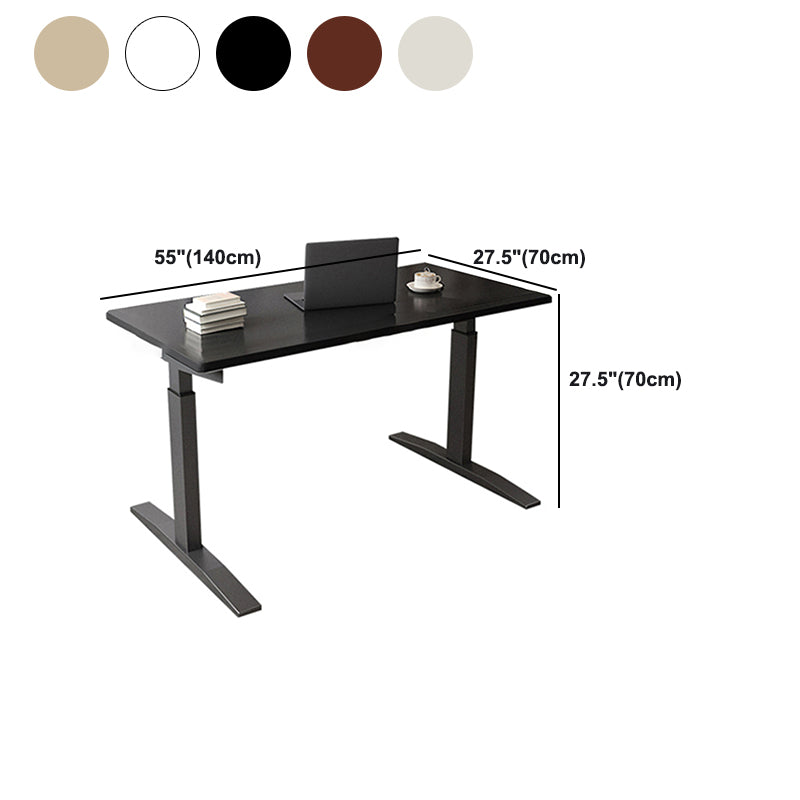 Contemporary Style Engineered Wood Office Desk Rectangle Standing Desk