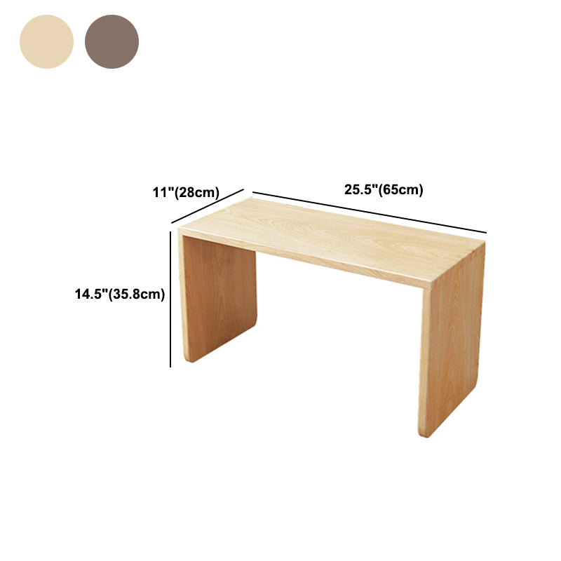 Modern Rectangular Writing Desk Solid Wood Folding Office Desk for Home