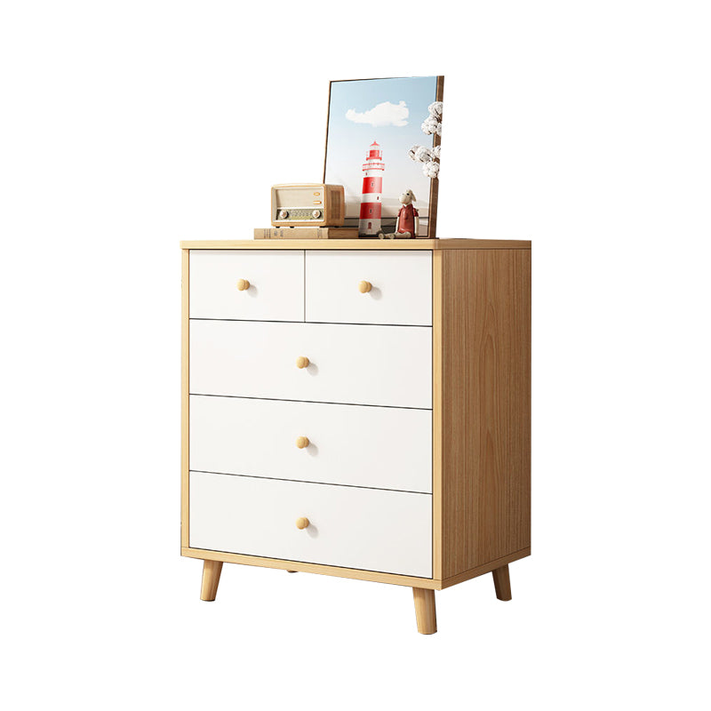 Modern Style Engineered Wood Sideboard White Dining Server for Kitchen