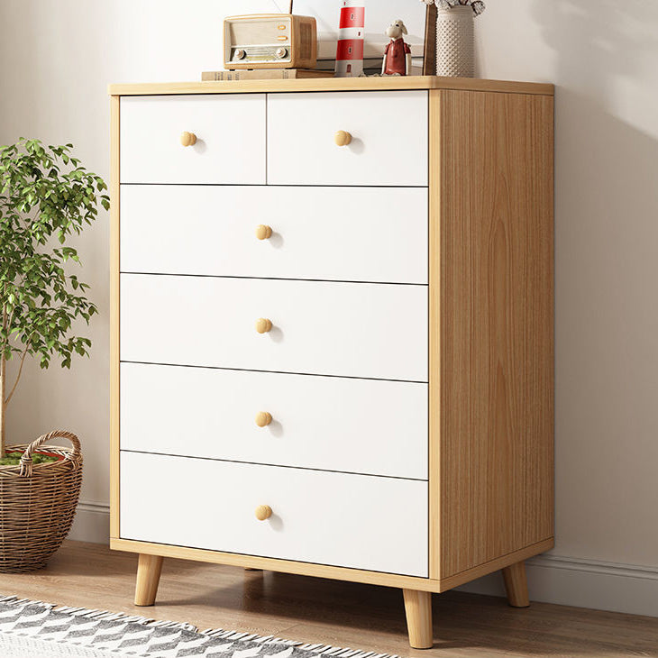 Modern Style Engineered Wood Sideboard White Dining Server for Kitchen