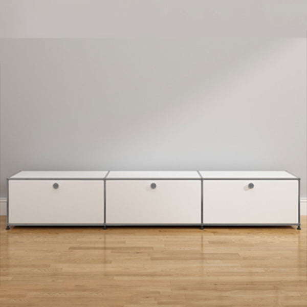 Modern Style Metal Sideboard White Colour Dining Sideboard with Storage