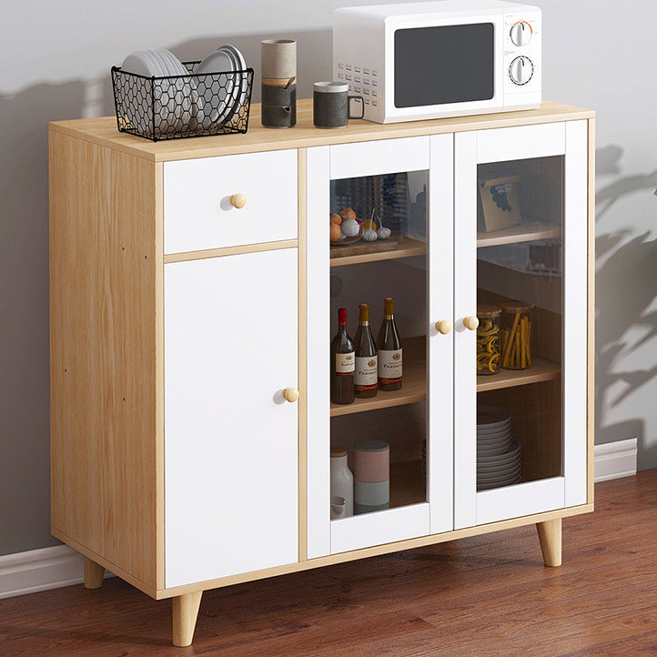 Rectangle Storage Cabinet Sideboard Modern Wooden Kitchen Sideboard