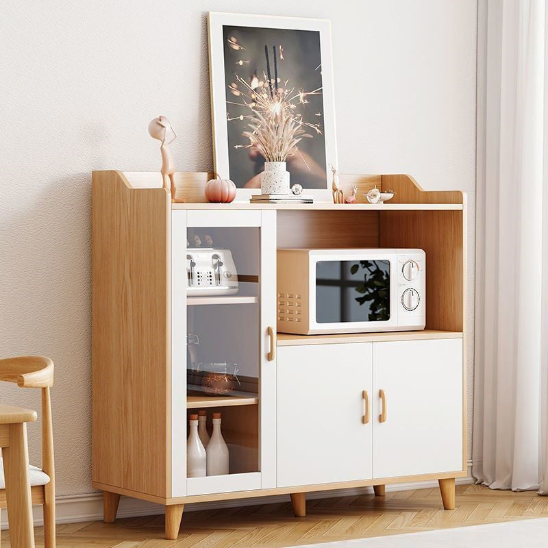 Rectangle Storage Cabinet Sideboard Modern Wooden Kitchen Sideboard