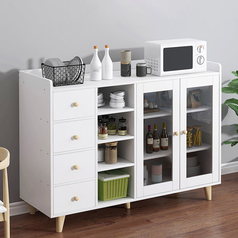 Rectangle Storage Cabinet Sideboard Modern Wooden Kitchen Sideboard