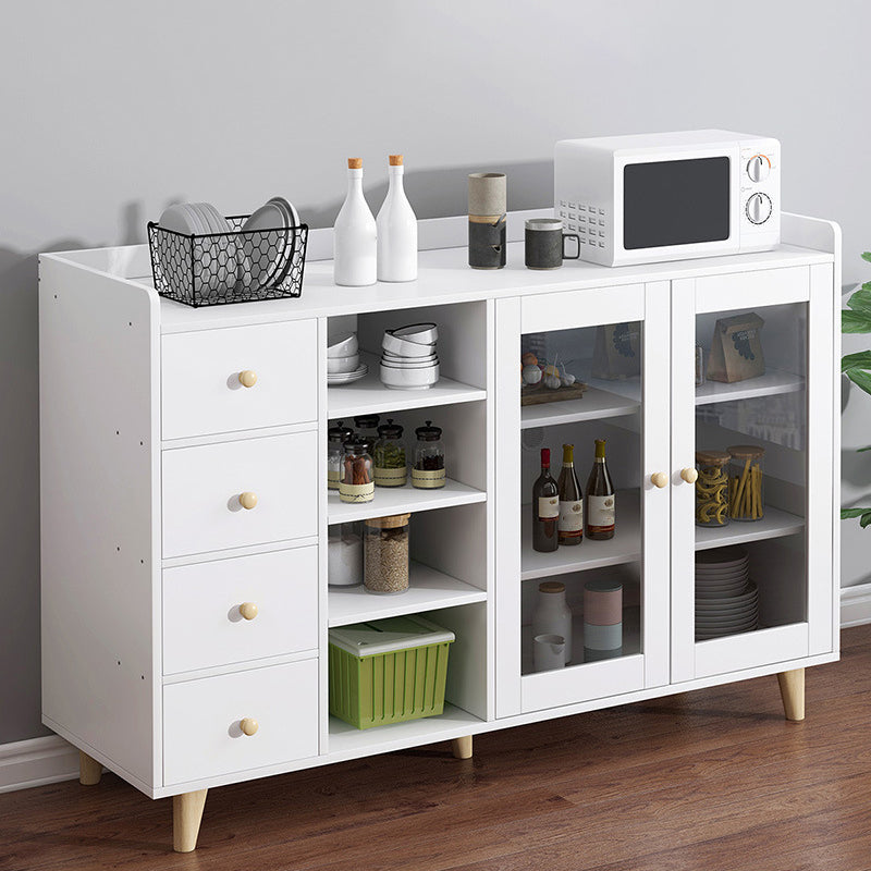 Rectangle Storage Cabinet Sideboard Modern Wooden Kitchen Sideboard