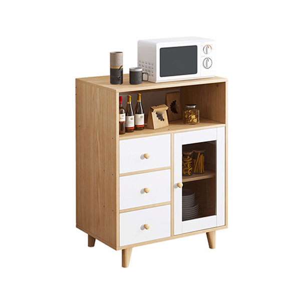 Rectangle Storage Cabinet Sideboard Modern Wooden Kitchen Sideboard