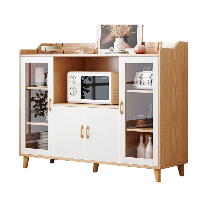 Rectangle Storage Cabinet Sideboard Modern Wooden Kitchen Sideboard