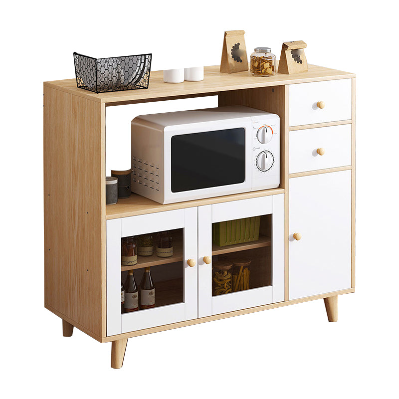 Rectangle Storage Cabinet Sideboard Modern Wooden Kitchen Sideboard