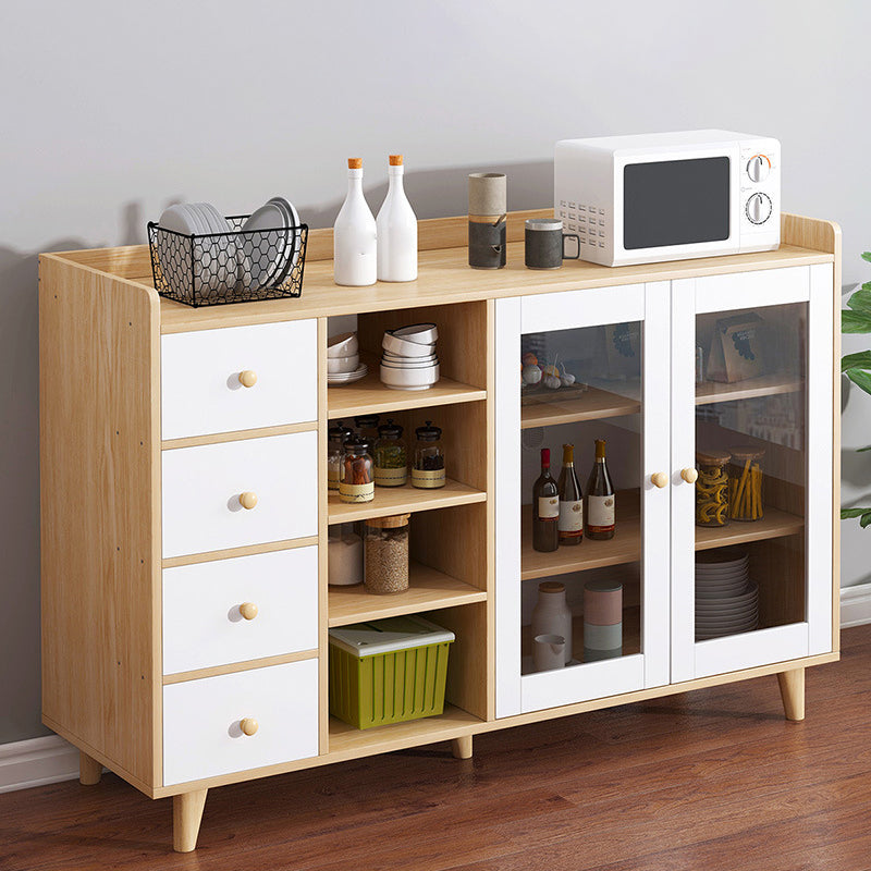 Rectangle Storage Cabinet Sideboard Modern Wooden Kitchen Sideboard