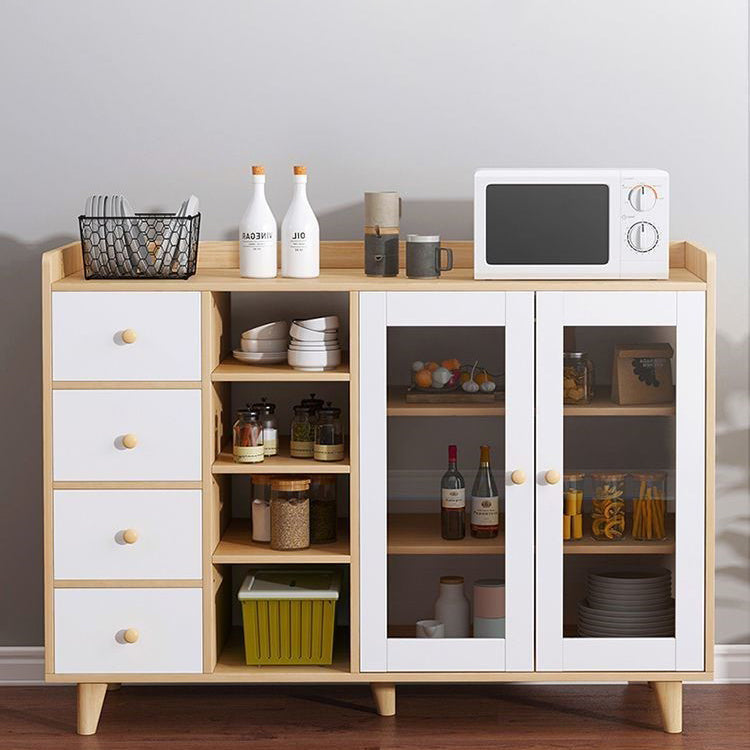 Rectangle Storage Cabinet Sideboard Modern Wooden Kitchen Sideboard