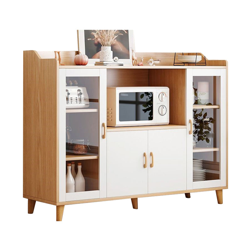 Rectangle Storage Cabinet Sideboard Modern Wooden Kitchen Sideboard