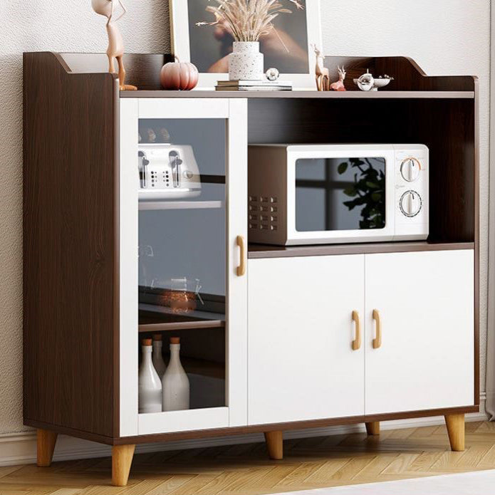 Rectangle Storage Cabinet Sideboard Modern Wooden Kitchen Sideboard