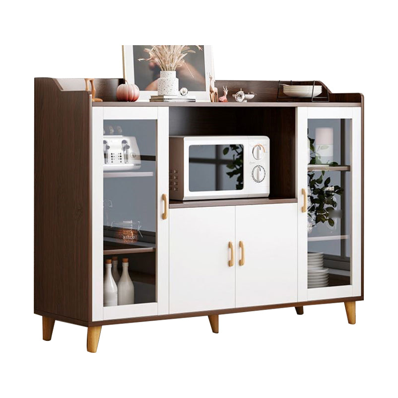 Rectangle Storage Cabinet Sideboard Modern Wooden Kitchen Sideboard