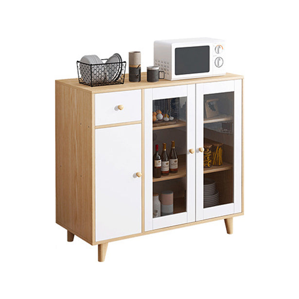 Rectangle Storage Cabinet Sideboard Modern Wooden Kitchen Sideboard