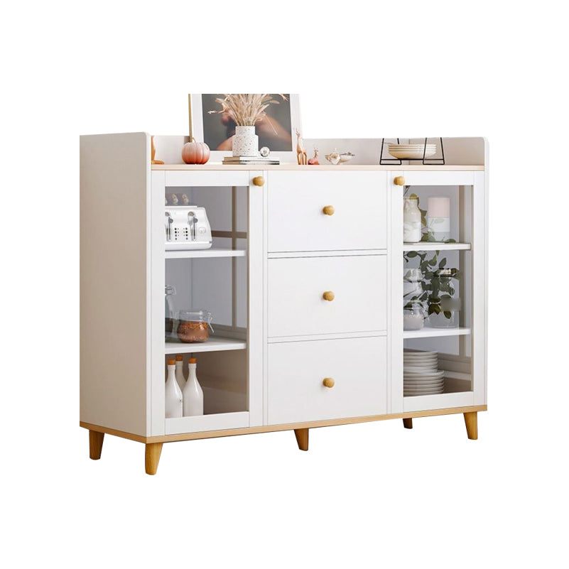 Rectangle Storage Cabinet Sideboard Modern Wooden Kitchen Sideboard