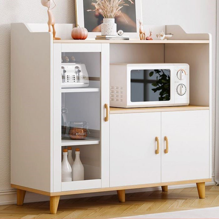 Rectangle Storage Cabinet Sideboard Modern Wooden Kitchen Sideboard