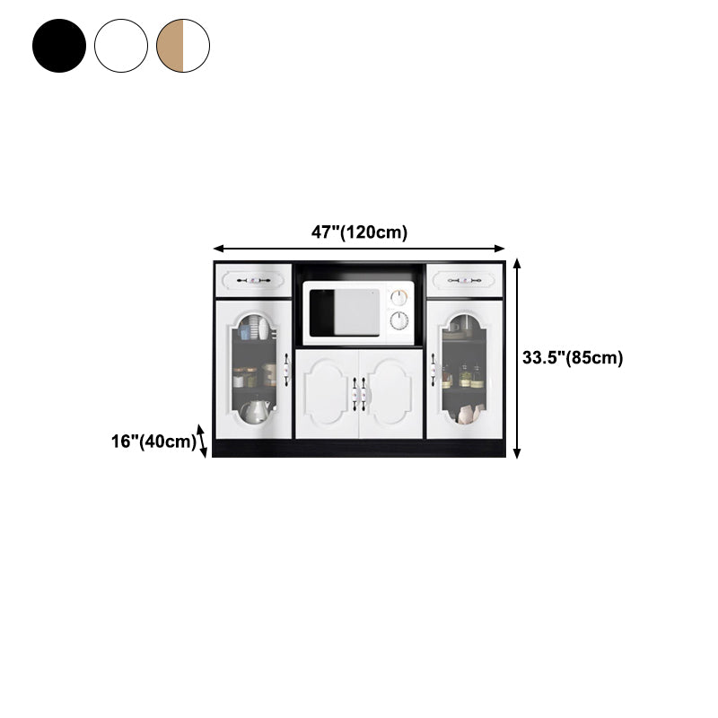 Rectangle Storage Cabinet Sideboard Modern Wooden Kitchen Sideboard