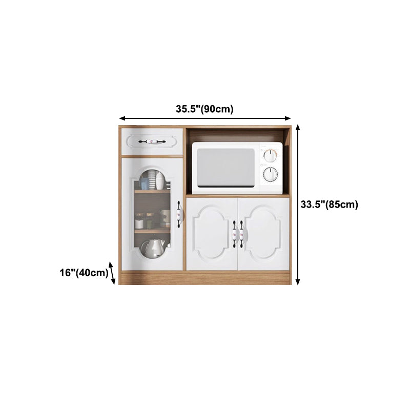 Rectangle Storage Cabinet Sideboard Modern Wooden Kitchen Sideboard