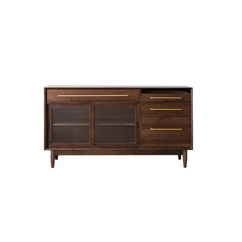 33.46"H Sideboard Solid Wood Contemporary Style Dining Server for Kitchen Living Room