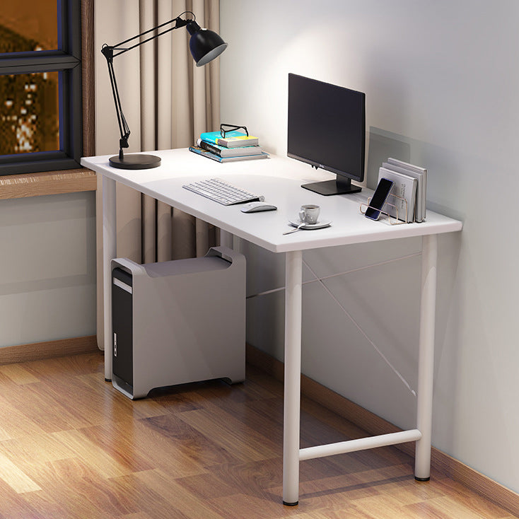 Contemporary Engineered Wood Desk H-Shape Base Desk for Home Office