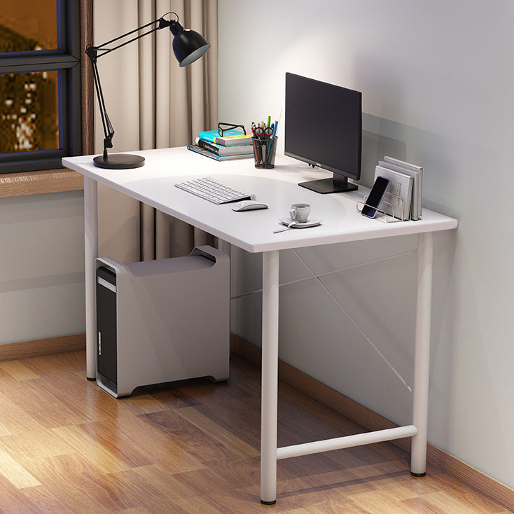 Contemporary Engineered Wood Desk H-Shape Base Desk for Home Office