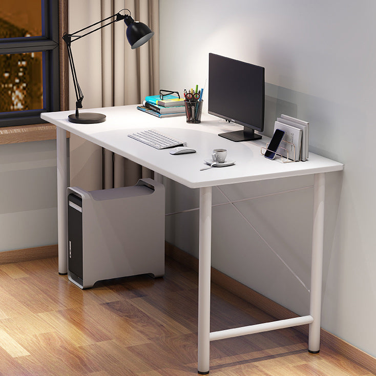 Contemporary Engineered Wood Desk H-Shape Base Desk for Home Office