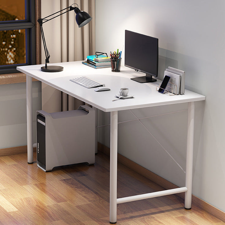 Contemporary Engineered Wood Desk H-Shape Base Desk for Home Office