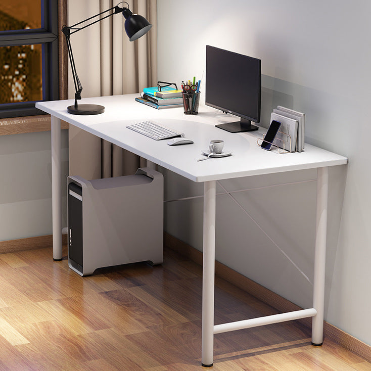 Contemporary Engineered Wood Desk H-Shape Base Desk for Home Office