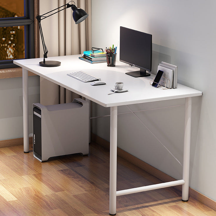 Contemporary Engineered Wood Desk H-Shape Base Desk for Home Office