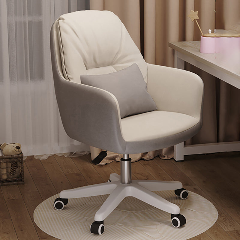 Contemporary Ergonomic Desk Chair Upholstered Pillow Included Office Chair