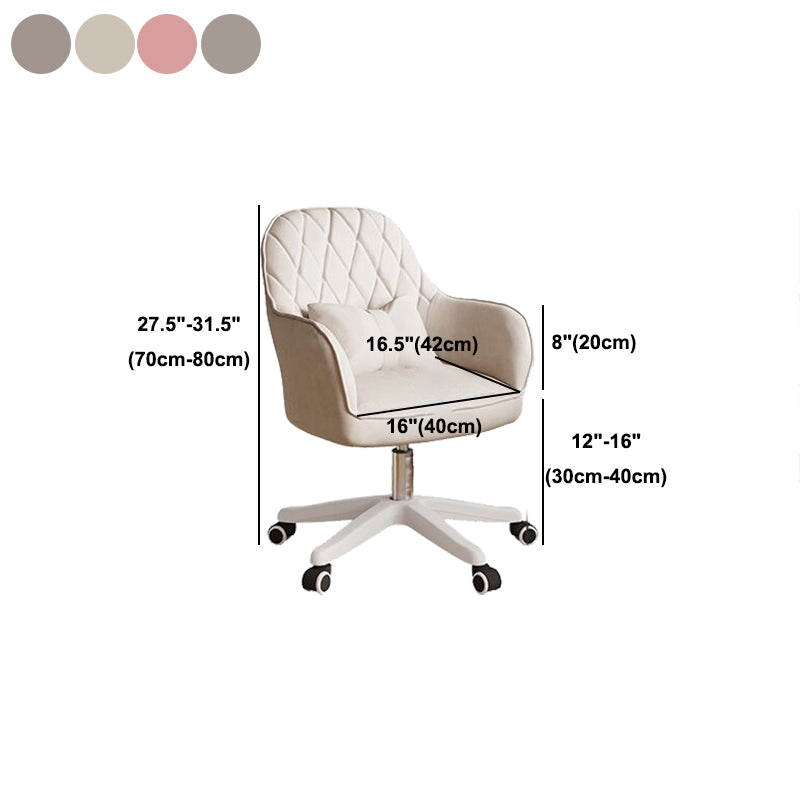 Contemporary Ergonomic Desk Chair Upholstered Pillow Included Office Chair