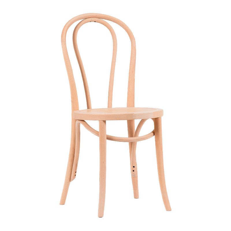 Traditional Dining Chair Solid Wood Windsor Back Armless Dining Chair